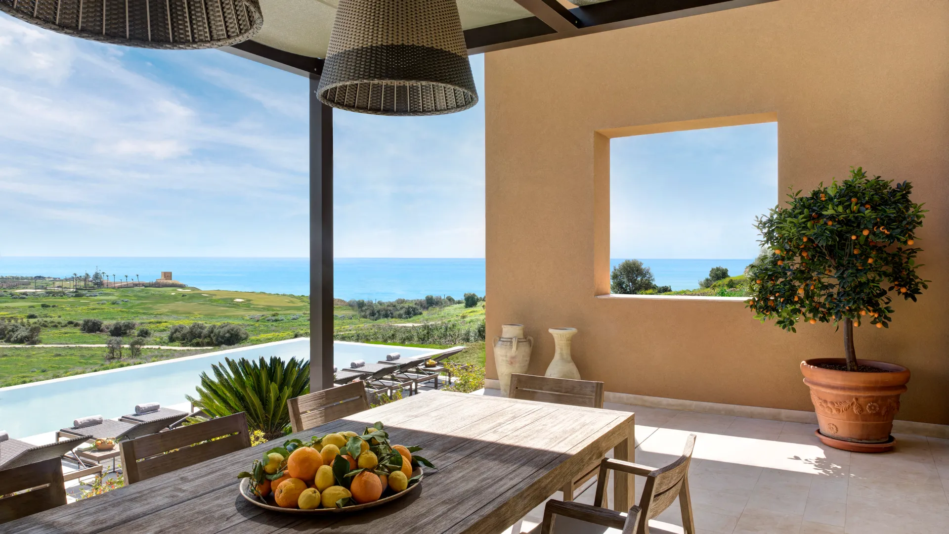 Private Villas, Verdura Resort - Terrasse